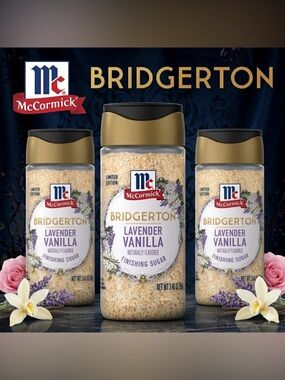 McCormick Bridgerton Lavender Vanilla 3-Pack Finishing Sugar (3.6oz/102g)